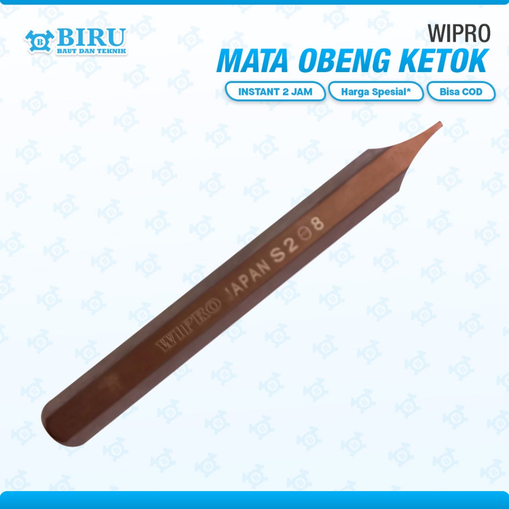 Mata Obeng Ketok PH 8 x 80 (-) Minus WIPRO