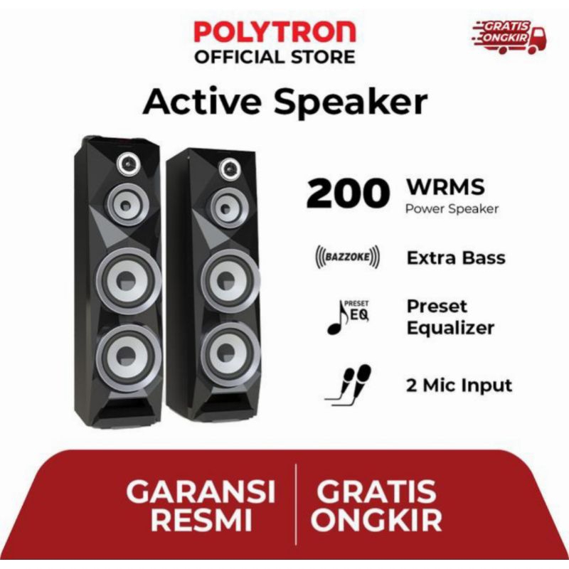 SPEAKER POLYTRON ACTIVE PAS 8BF22 SPEAKER POLYTRON PAS 8BF22