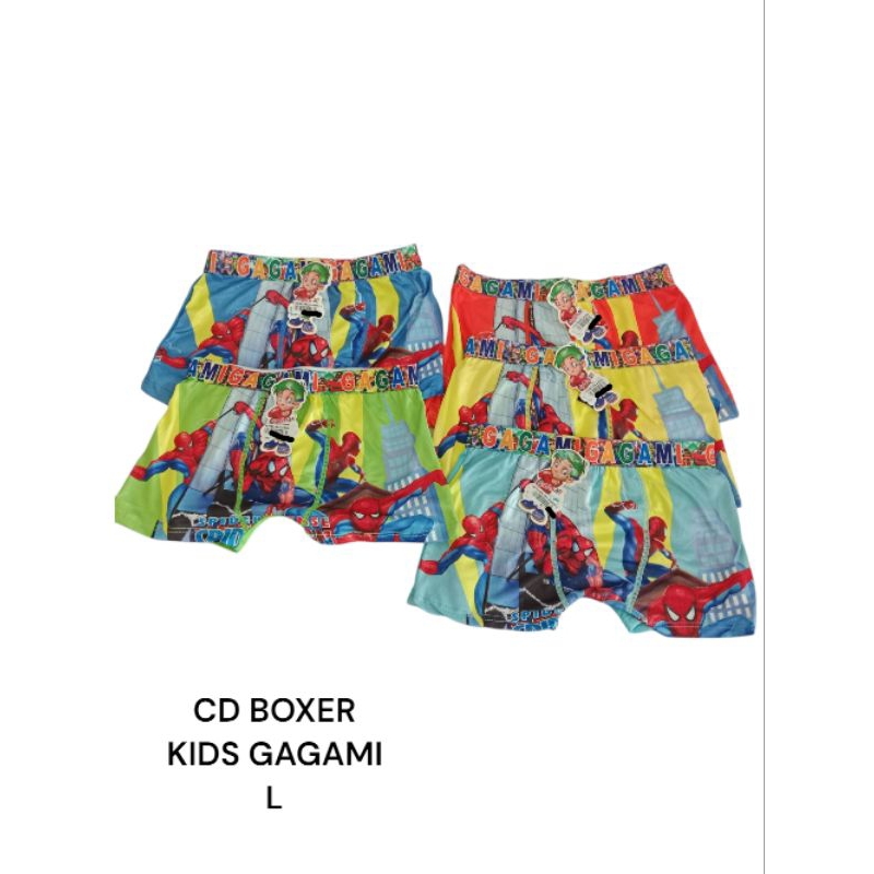 CD Boxer Kids Gagami S,M,L / Boxer Anak Cowo Laki-Laki Original, Boxer Anak Cowok Bahan Katun Motif 