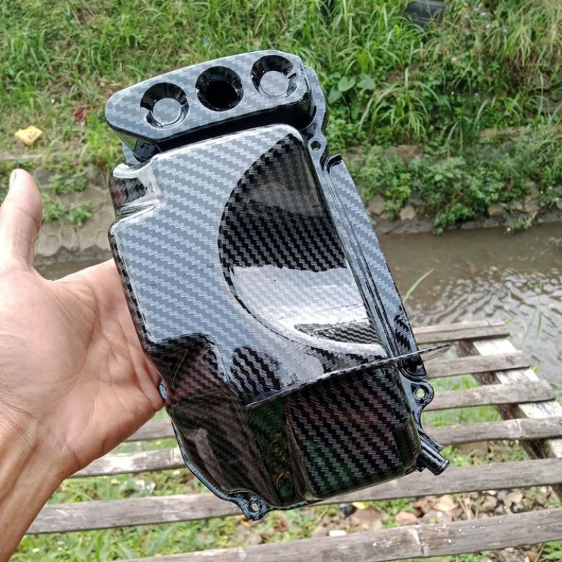 COVER TUTUP BOX FILTER BEAT CARBU LAMA KARBON