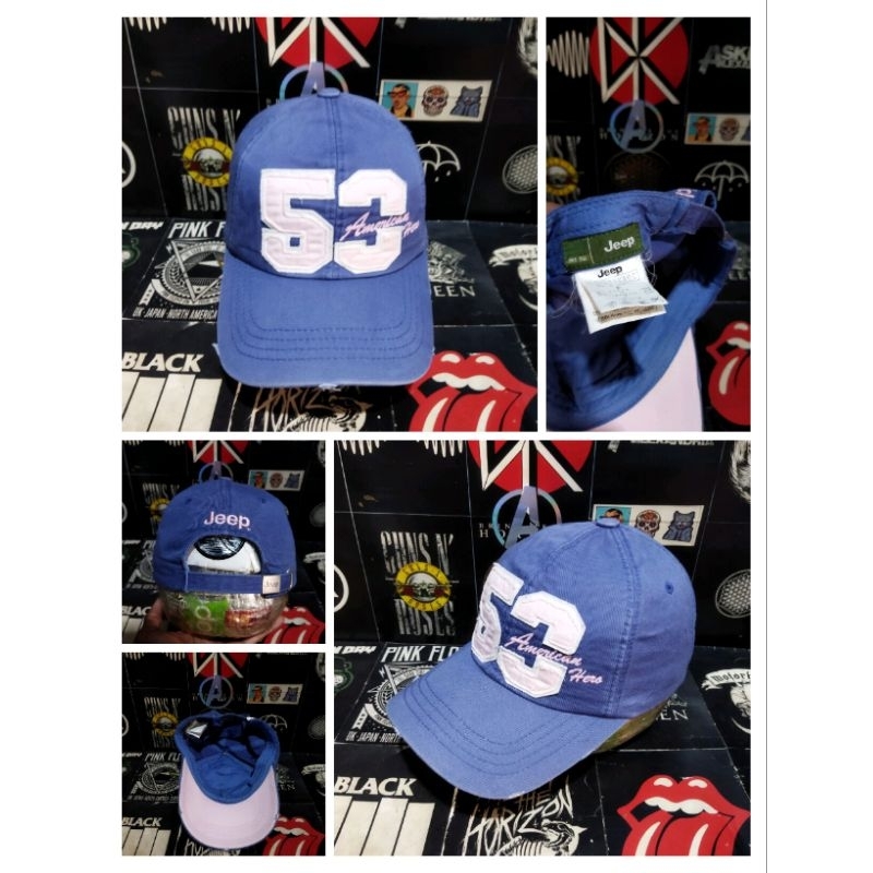 topi second import sport jeans ripped JEEP 53 series
