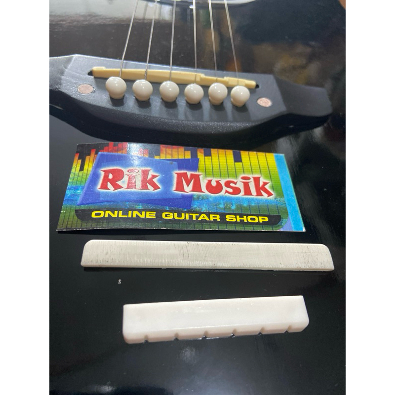 Saddle & Nut gitar clasik/nylon bahan pvc