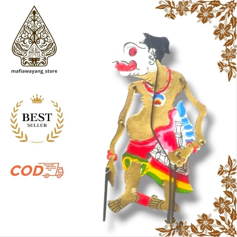 wayang kulit asli gareng