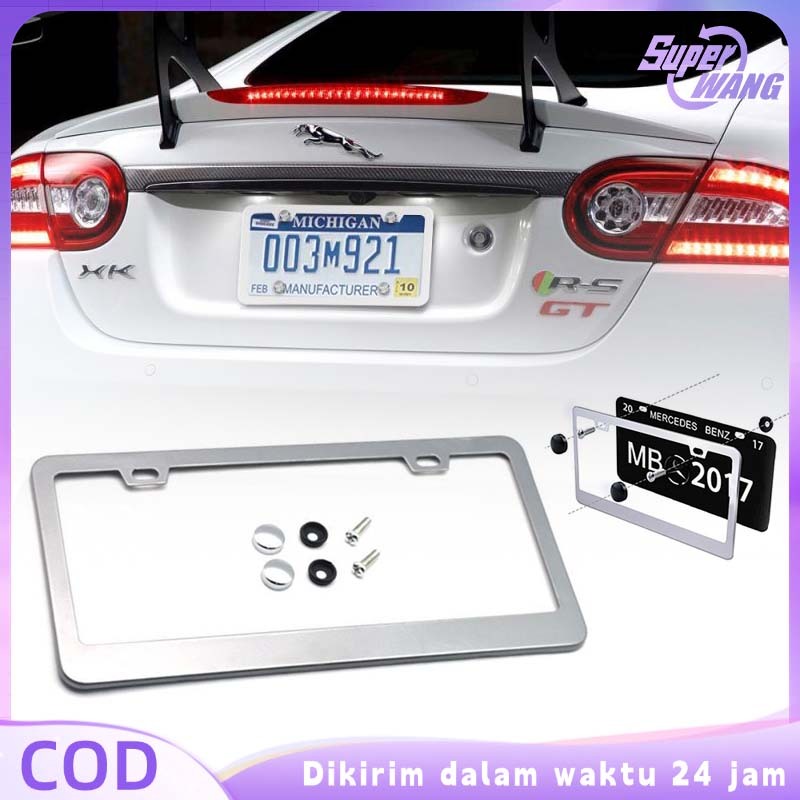 Dudukan Plat Nomor Mobil Stainless Frame Plat Nomor Mobil Frame Plat Nomor Mobil Dengan Sekrup