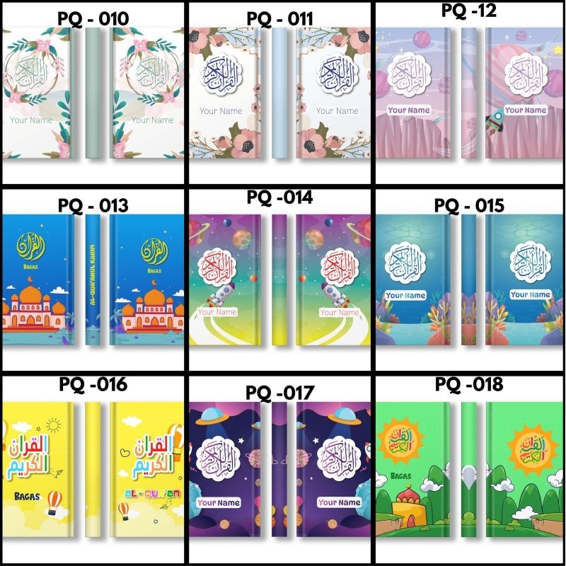 Medina New Al Quran custome nama AQ 10 - 18