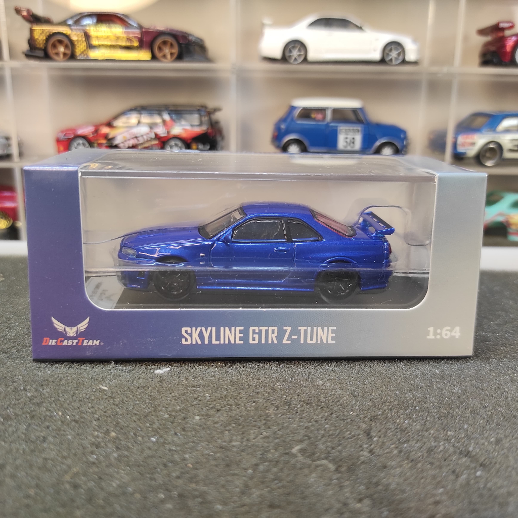 DCT x Top 1/64 Nissan Skyline R34 Z-Tune Blue