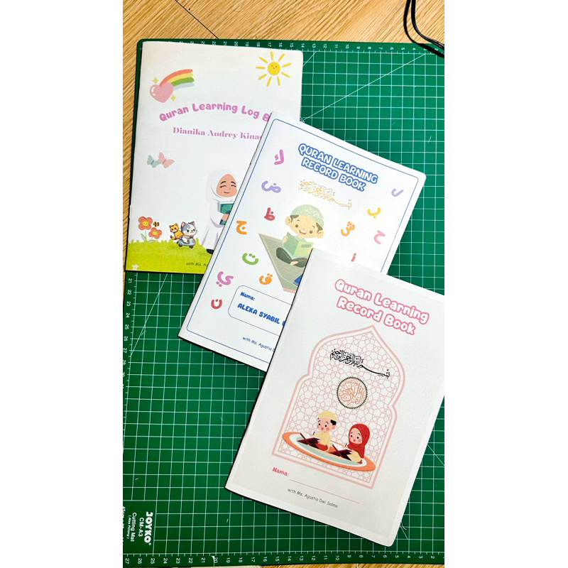 

Buku Penghubung Les Mengaji bisa custom nama atau tulis nama sendiri