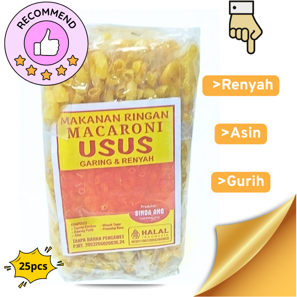 

Najaya Snack-Makroni Usus-Makroni Bantet Rasa Oiginal