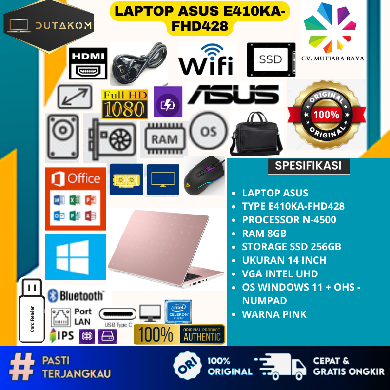 LAPTOP ASUS E410KA-FHD428