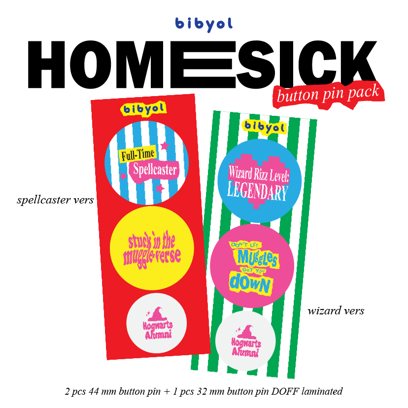 

bibyol Hogwarts Button Pin Pack fanmade