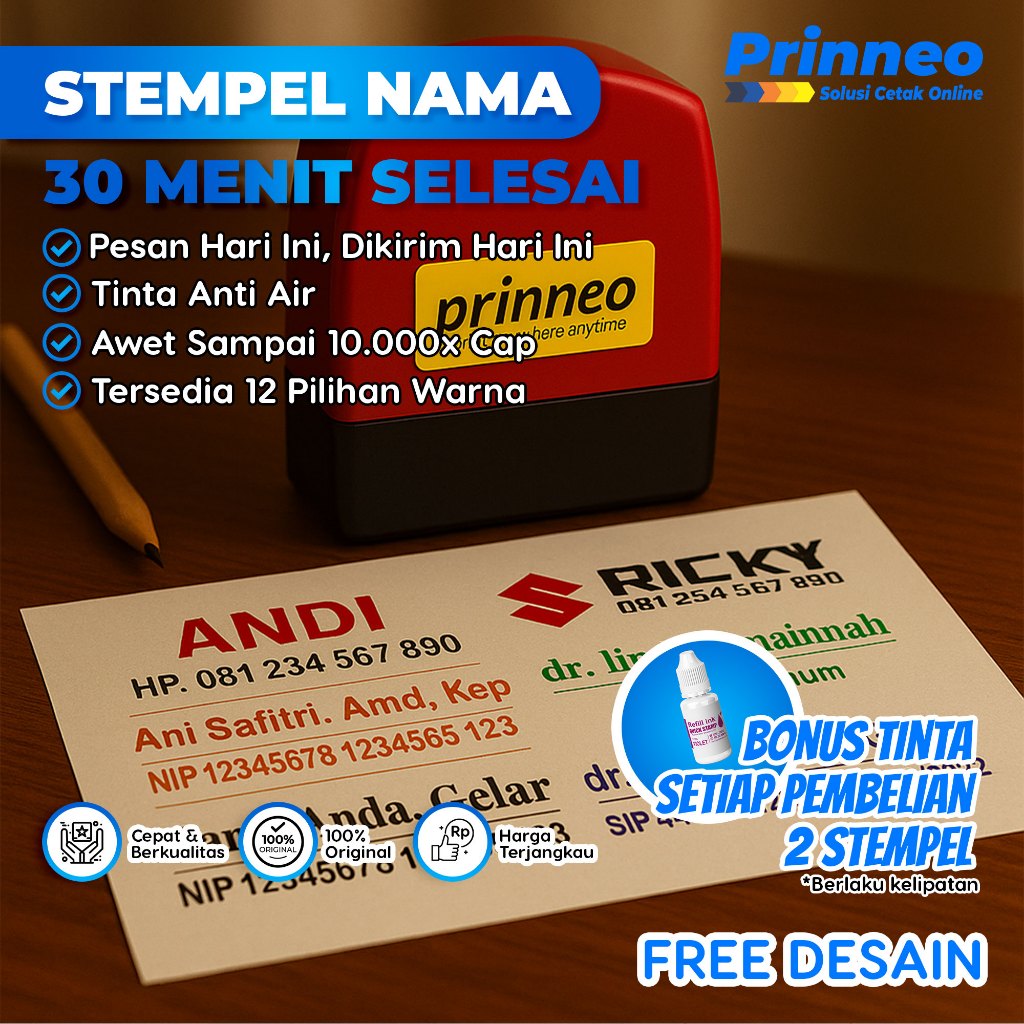 STEMPEL CUSTOM, STEMPEL NAMA, STAMPEL CUSTOM, STEMPEL NAMA PERAWAT LUCU, STEMPEL GANTUNGAN KUNCI