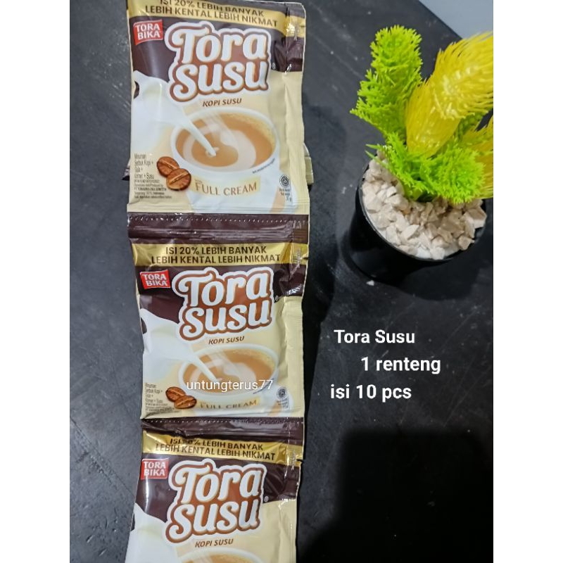 

[ Isi 10 pcs ] Tora Susu Full Cream/Tora Susu Kopi Susu/ToraBika Renteng