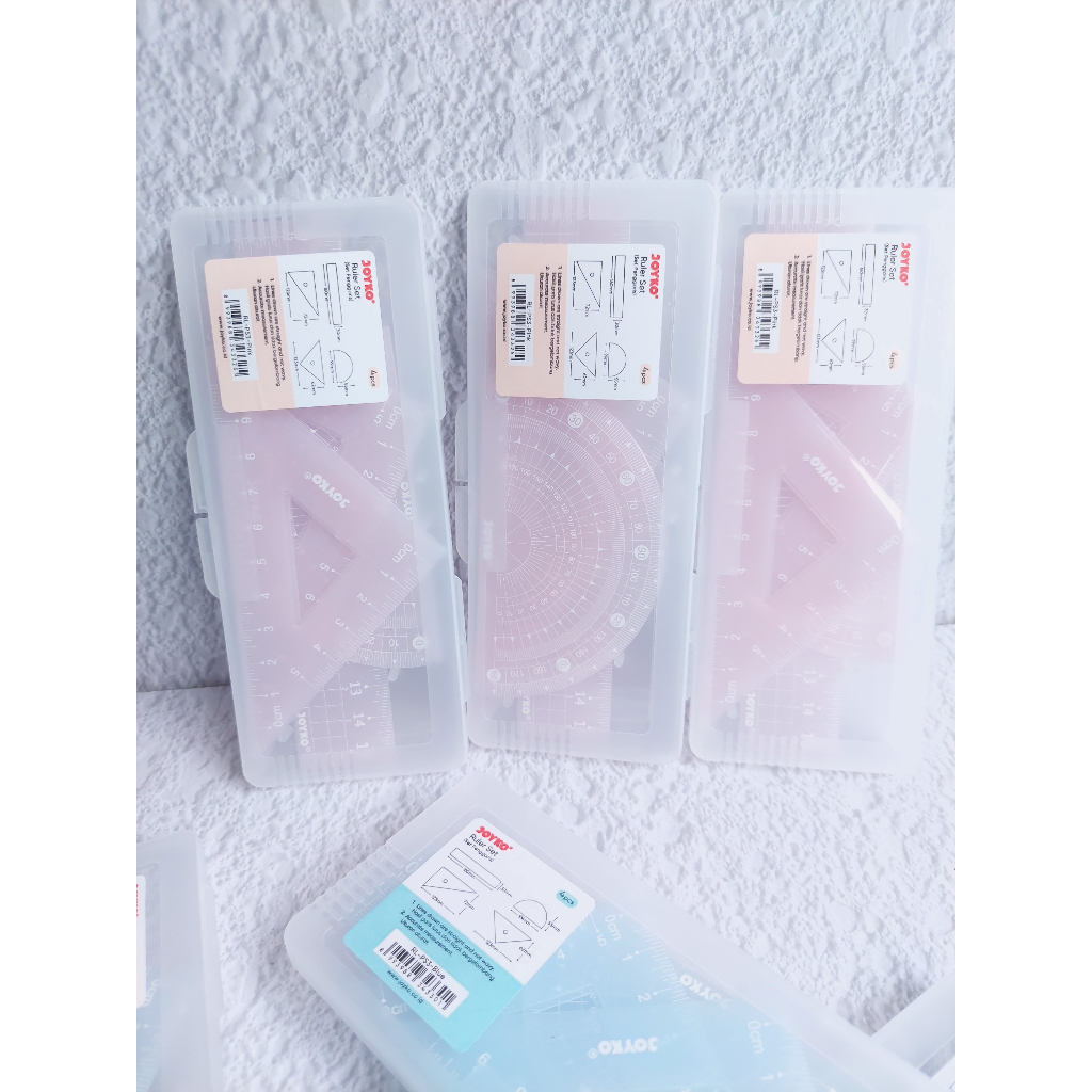 

Set Penggaris / Ruler Set JOYKO 4 Pcs - Alat Ukur Set