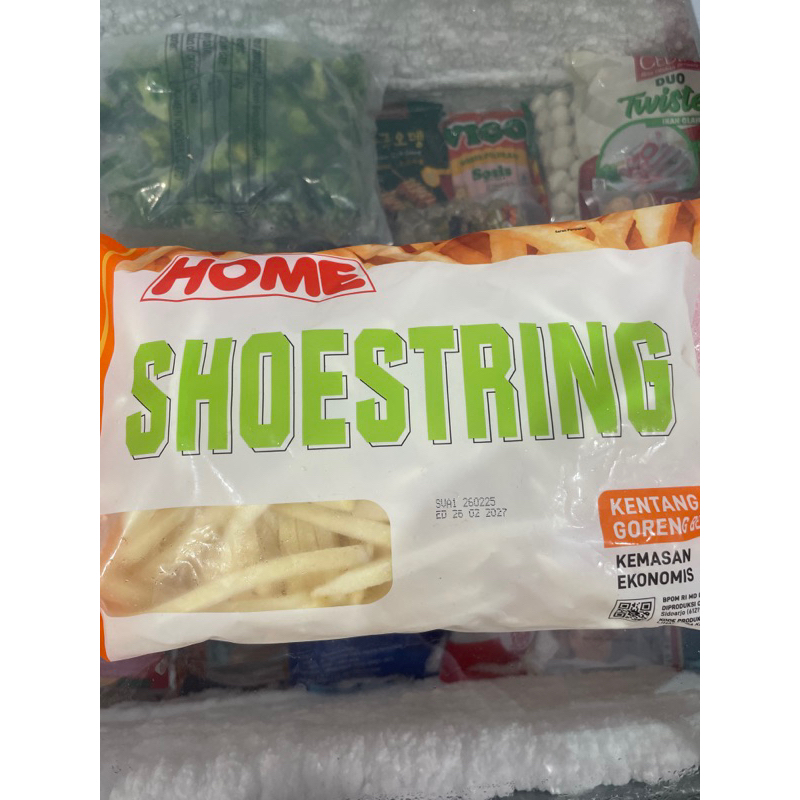 

Kentang Goreng Beku Home Shoestring 1 kg