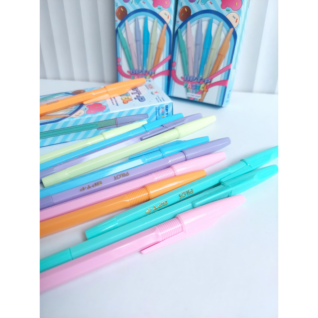 

Pulpen Pilot BPT-P Pastel Isi 12 Pcs