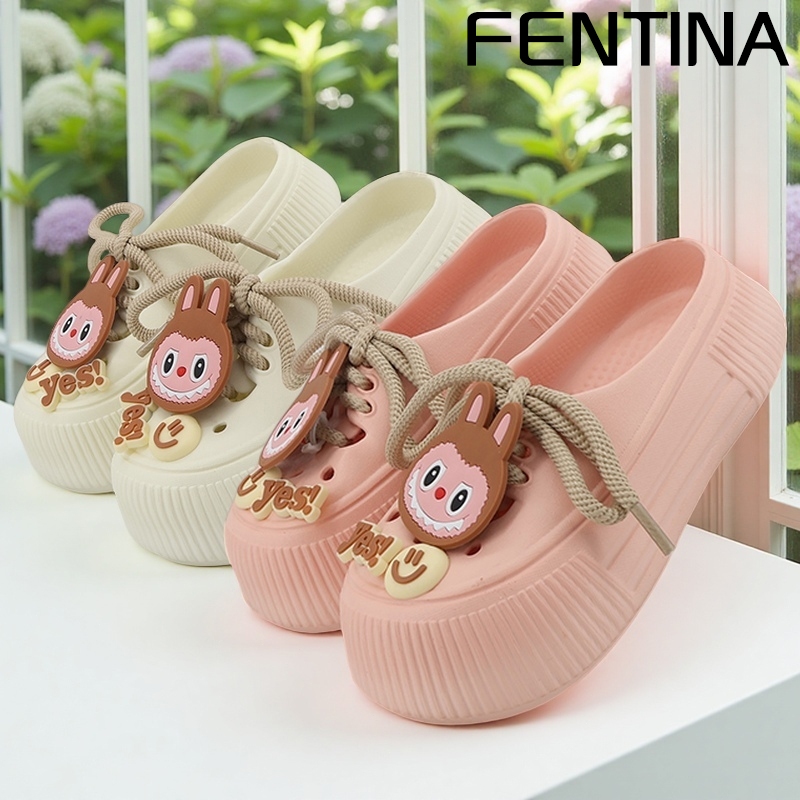 FENTINA Sandal Baim Anak Perempuan Labubu Sandal Anak Cewek Kekinian Sandal Jelly Anak Perempuan