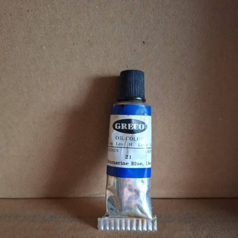 

cat minyak /oil color greco ULTRAMARINE, BLUE, DEEP 21
