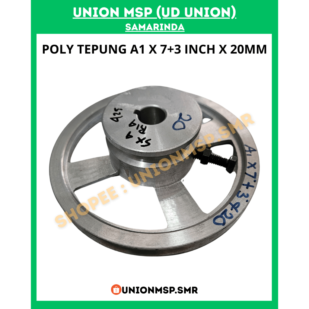 POLY TEPUNG A1 X 7 INCH + 3 INCH X 20 MM / AS 20 MM
