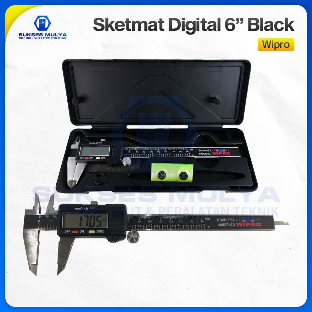 WIPRO WP-150B Sketmat Digital / Jangka Sorong Digital / Vernier Caliper Wipro