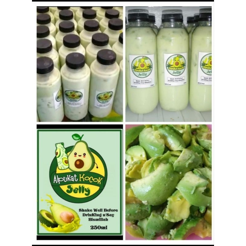 

alpukat kocok jelly