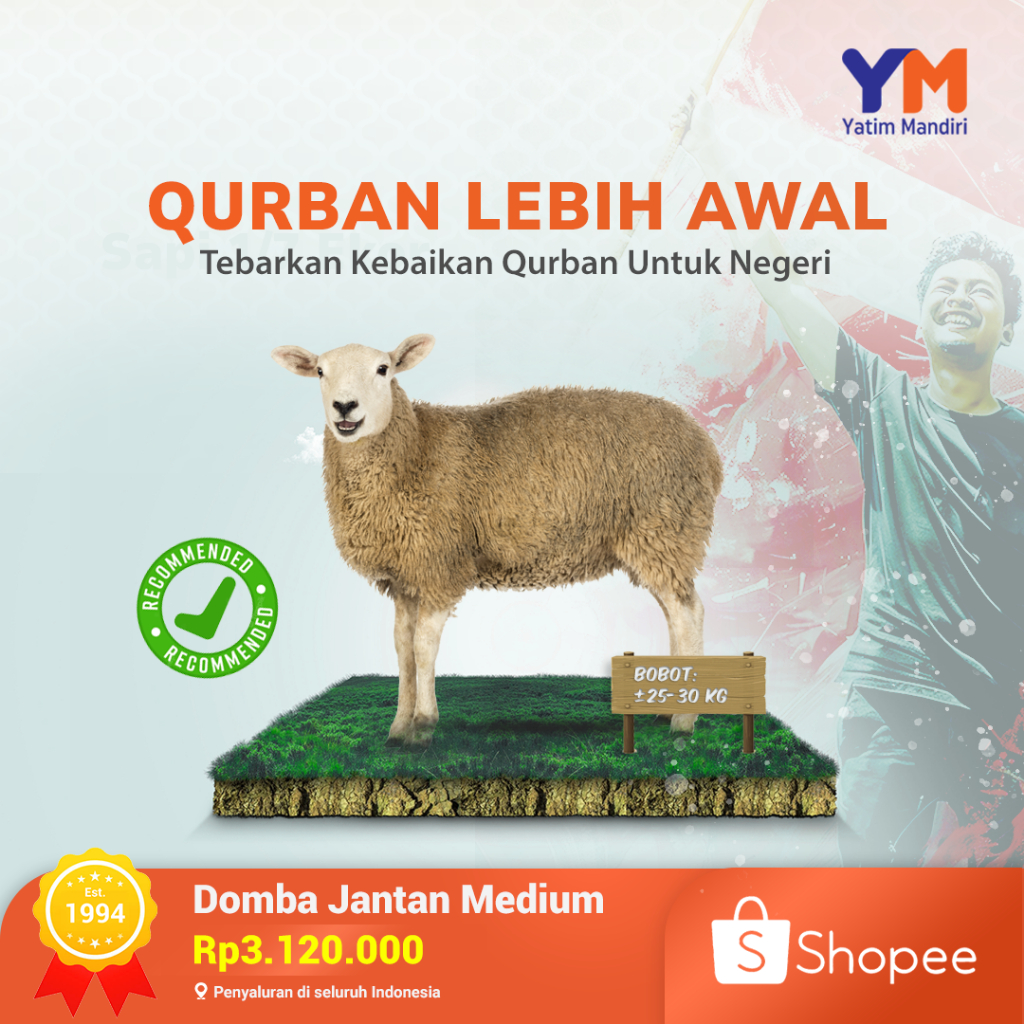 

Yatim Mandiri - Layanan Qurban Domba Medium 1 Ekor