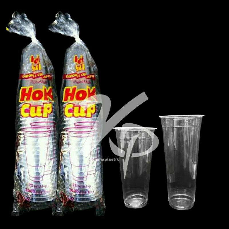 Gelas Slim Hok Cup 18oz &  22oz