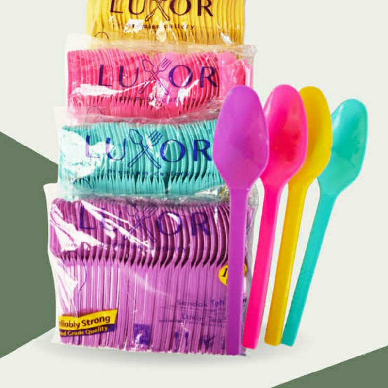 Sendok Teh Luxor, Sendok Doger/Salad STG Warna 100pcs