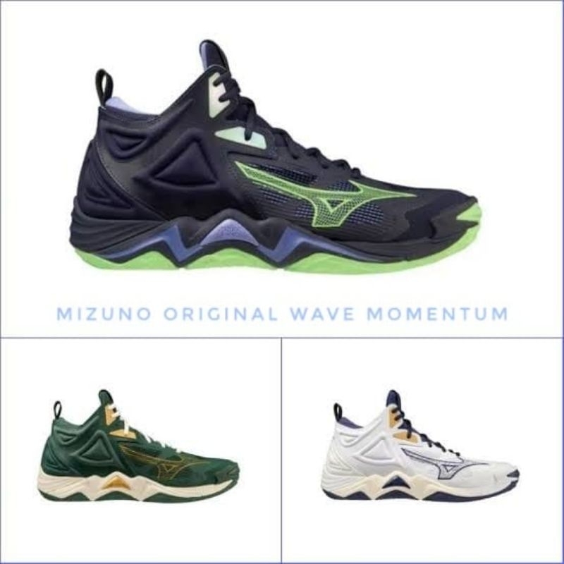 sepatu voly pria original Mizuno sepatu volly pria original Mizuno wave momentum