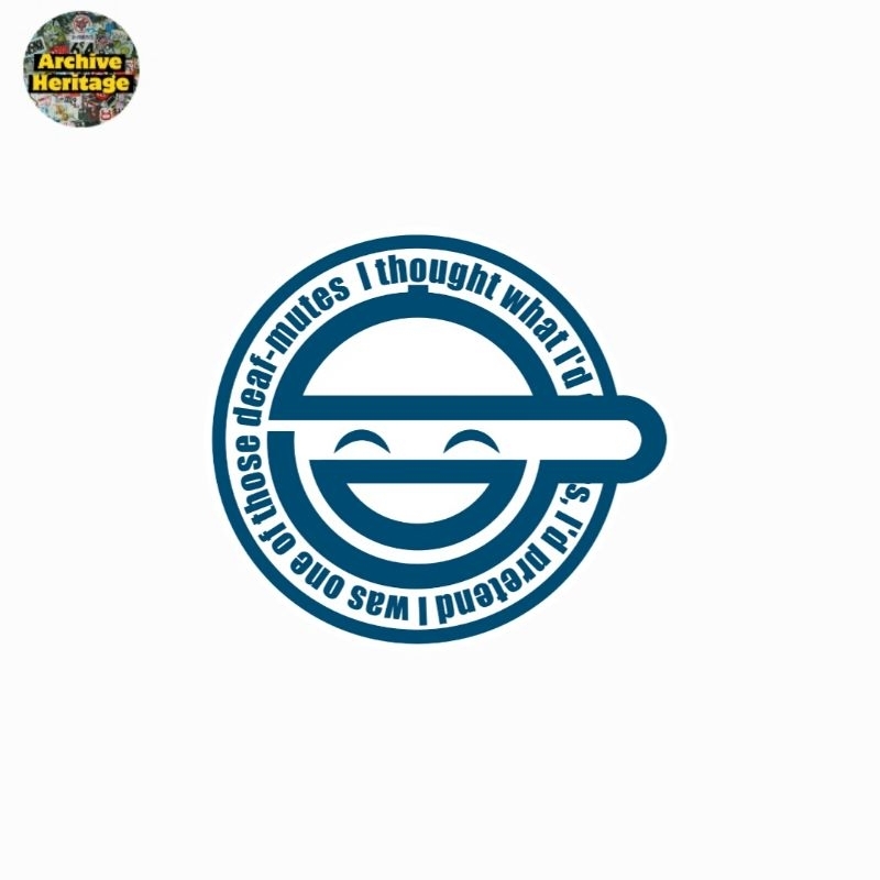 

sticker The Laughing Man Ghost In The Shell anime stiker kartun