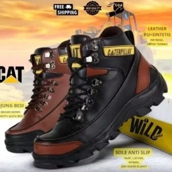 Sepatu Boot Pria Keren Safety Cowok