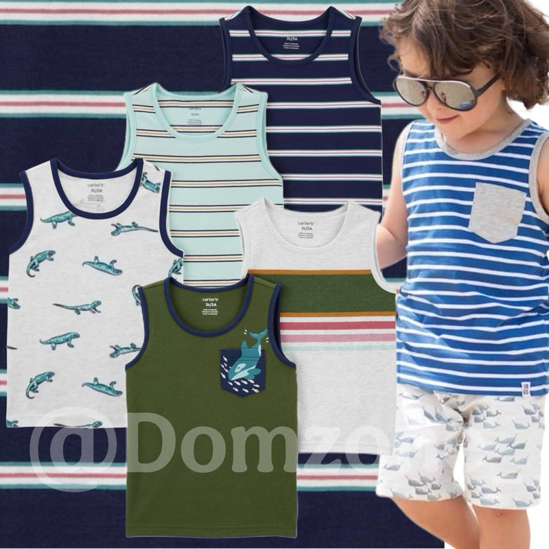 Kaos Tank Top Anak Laki Laki 4-6tahun Kerter