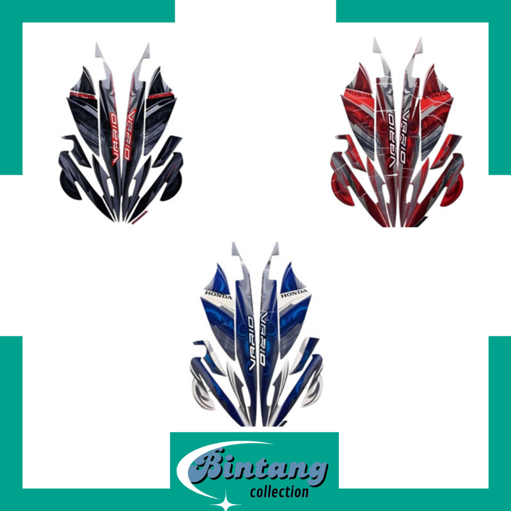 STIKER STRIPING HONDA VARIO CW 110 2010 FULL STIKER LIS BODY VARIO CW 110 TERBAIK