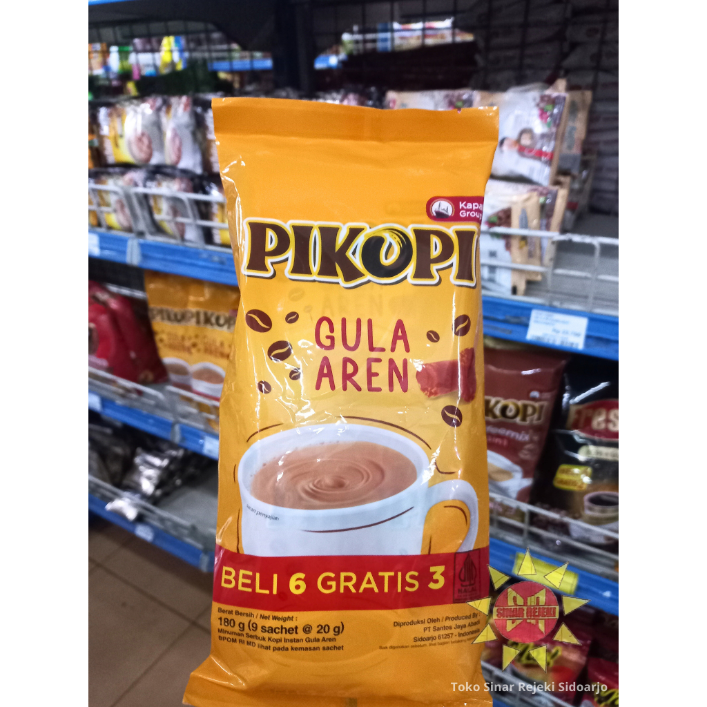 

Pikopi Gula Aren Bag Isi 9 Sachet @20 gram