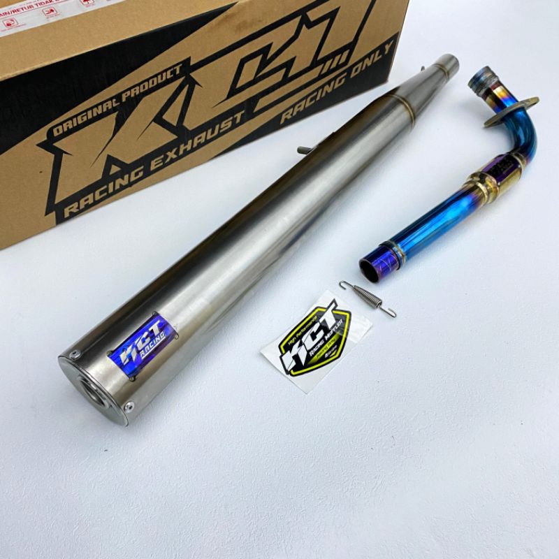 KNALPOT HONDA WIN BLUE ORIGINAL KCT