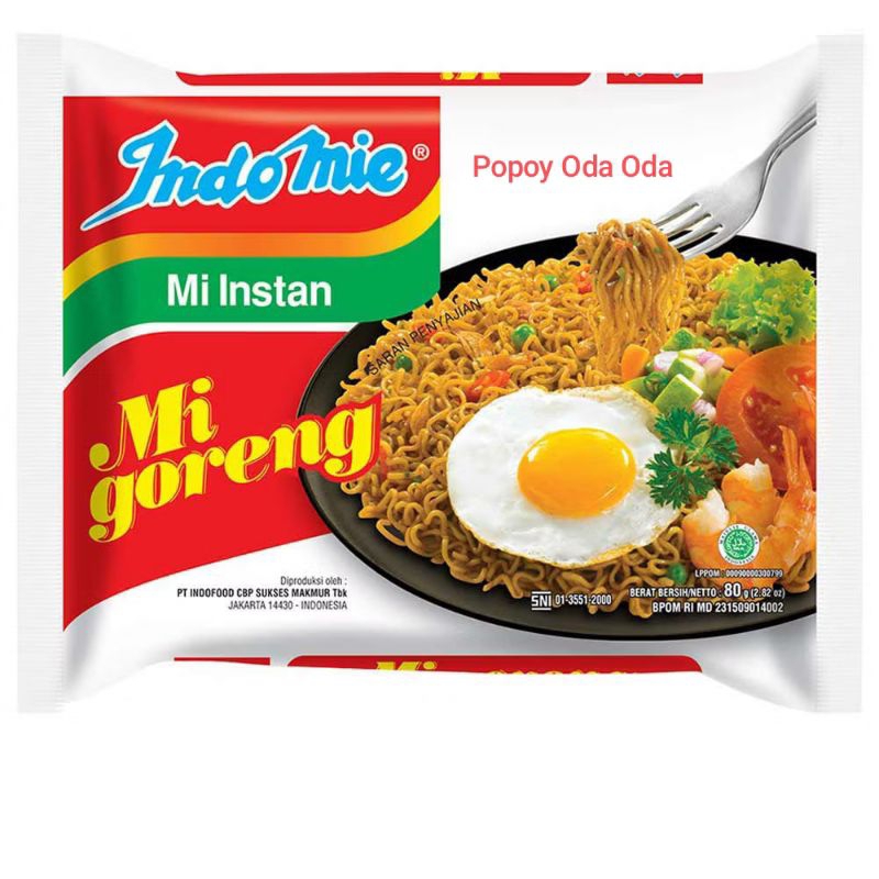 

Mie indomie Instant Mie Goreng 80 gr