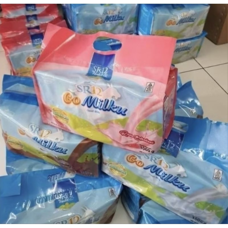 

Gomilku Gold SR12 Kemasan 1Kg 40 Sachet SusuKambing Etawa Susu Lansia Menjaga Kesehatan Tulang