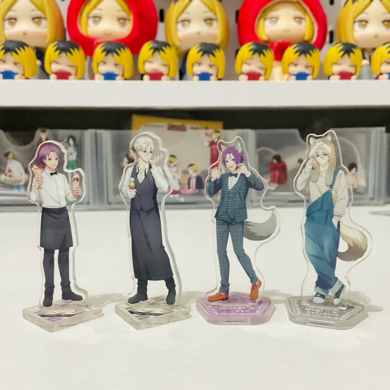 (official) mini acrylic stand blue lock nagi seishiro & mikage reo / nagireo