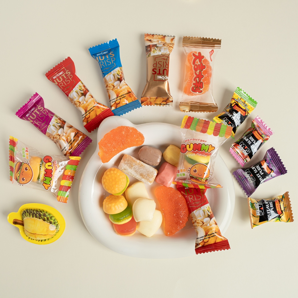 

【Grosir 】【HALAL 】Berbagai rasa manisan Permen Lembut Buah Permen Jeli Jeruk Permen Kacang Permen karet hamburger Permen Pernikahan Klasik Permen Impor