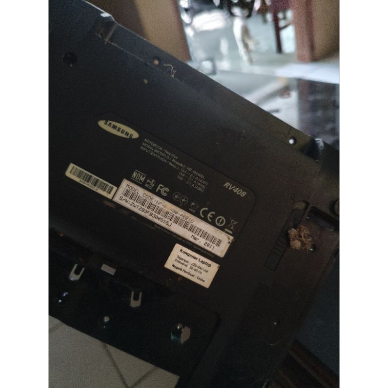 casing bawah Samsung rv408 ori