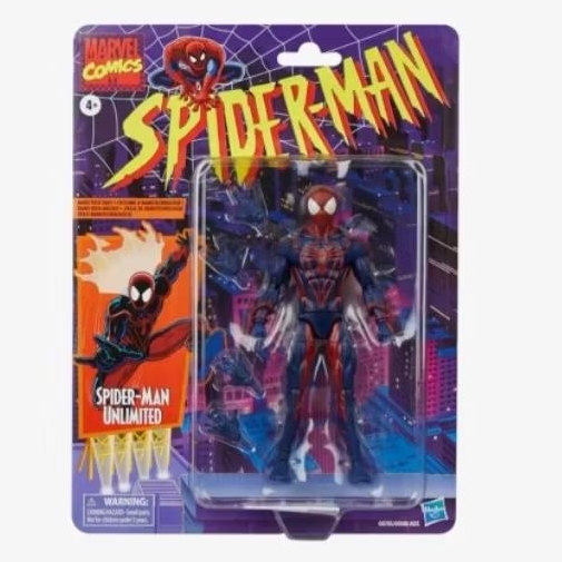 Marvel Legends Retro comics Series Spider Man Spiderman Unlimited