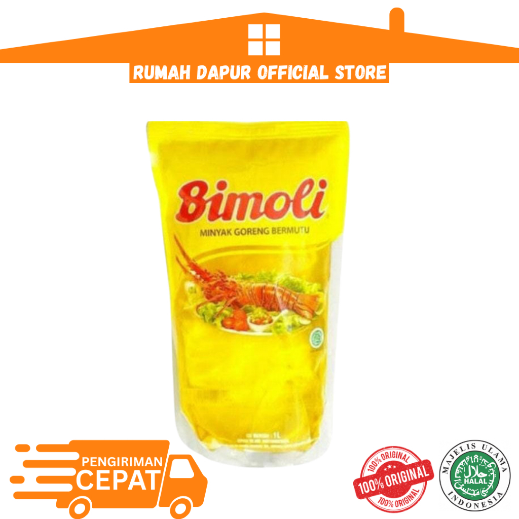 

Minyak goreng Bimoli Refil 1 liter