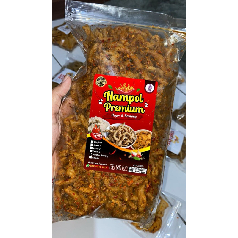 

USUS GORENG USGOR NAMPOL PREMIUM ISI 500 GR RASA PEDAS DAN GURIH ENAK