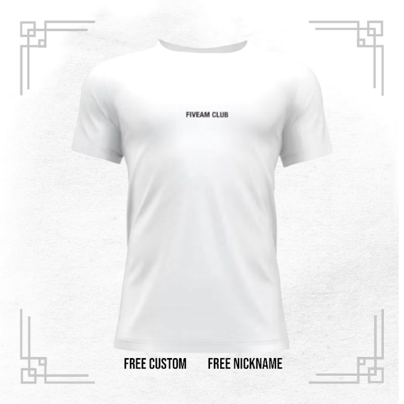 JERSEY RUNNING 5AM NEW WHITE SERIES