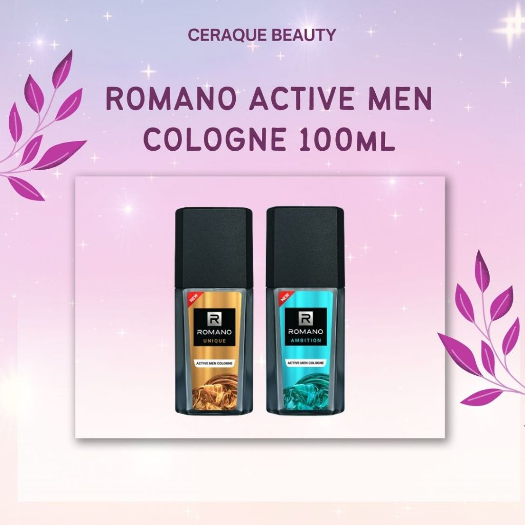 Romano Active Men Cologne 100ml / Romano Ambition / Romano Unique