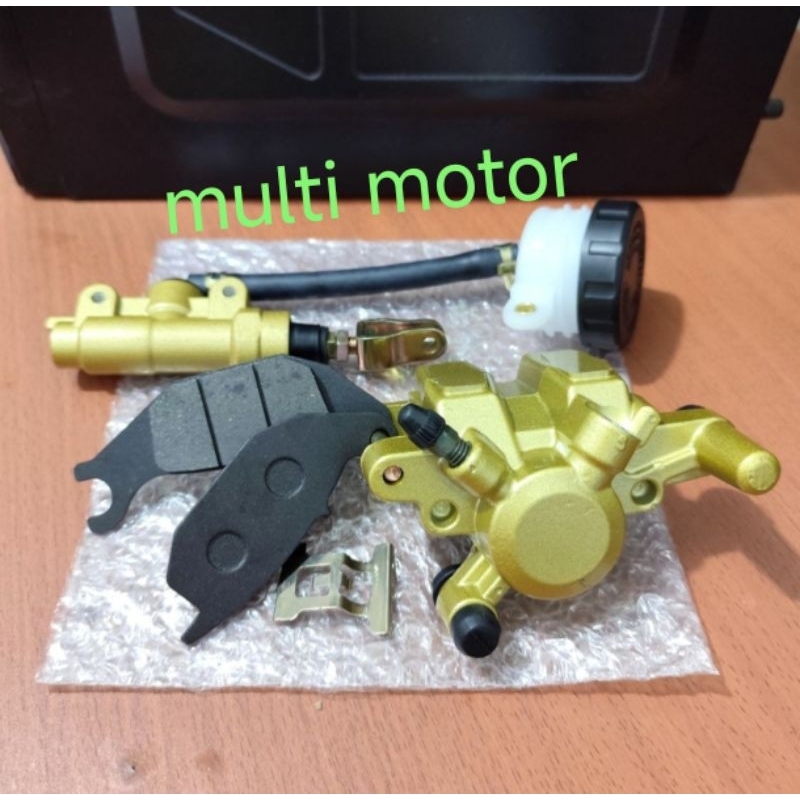master rem belakang plus kaliper cakram belakang shogun 125 fl,shogun 125 sp,shogun nr,shogun rr