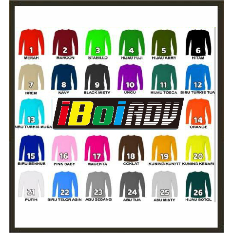 Kaos Raglan Anak Combed 30s Lengan Pendek Custom