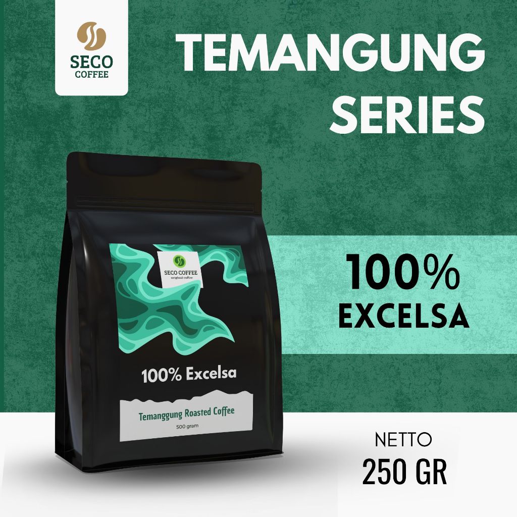 

Kopi Temanggung Excelsa bubuk murni 250gr II Kopi Temanggung Excelsa/Liberica Kopi Nangka Bubuk Murni 100%