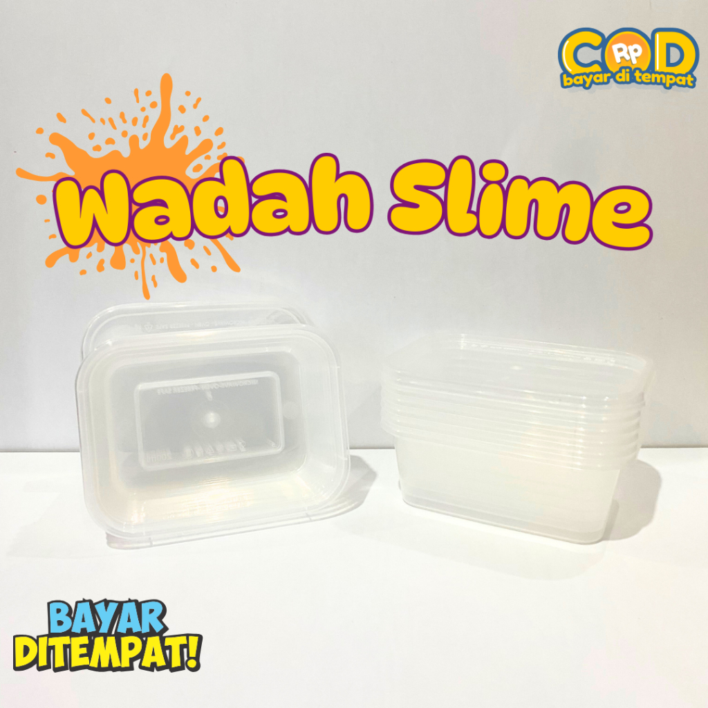 [COD] WADAH SLIME 200GR || SLIME MURAH || TEMPAT SLIME || THINWALL 200GR || CUP SLIME || BAHAN SLIME