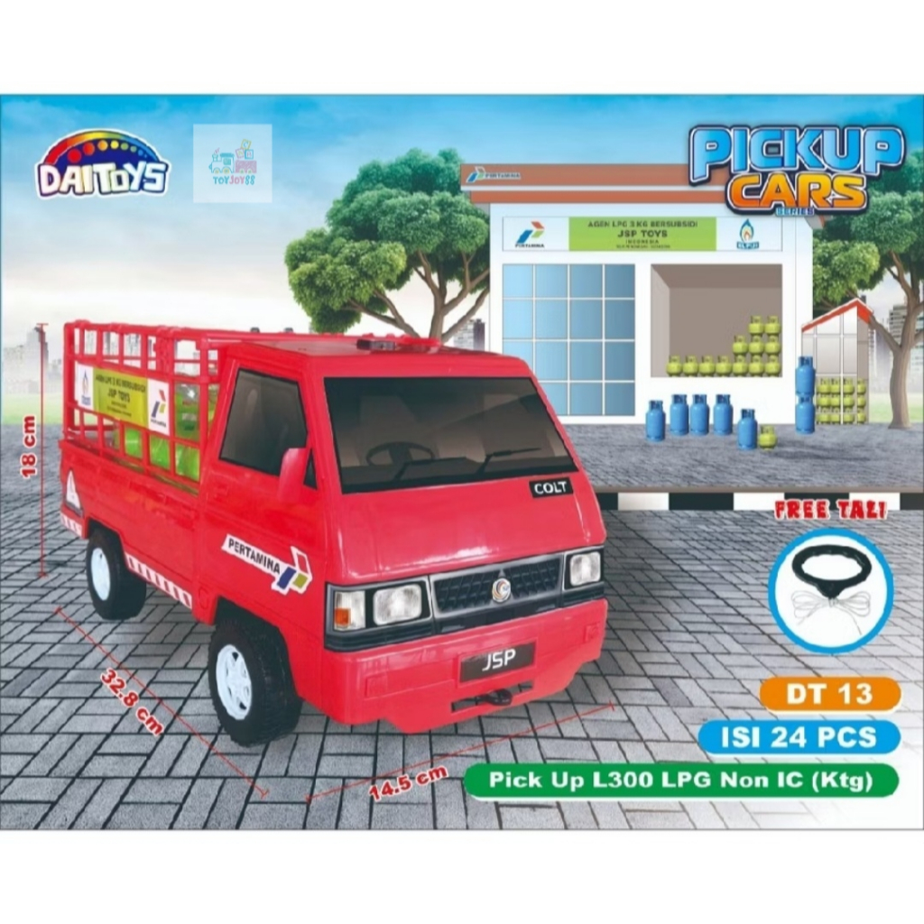 Mainan Mobil Pick Up L300 LPG Tabung Gas / Mainan Pickup Versi LPG MURAH DT 13