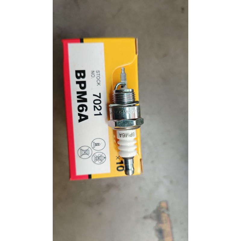 busi potong rumput dan senso NGK aslii